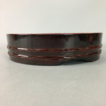 Japanese Lacquer ware Shushi Oke Serving Tub Vtg Round Container PX389