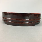 Japanese Lacquer ware Shushi Oke Serving Tub Vtg Round Container PX389