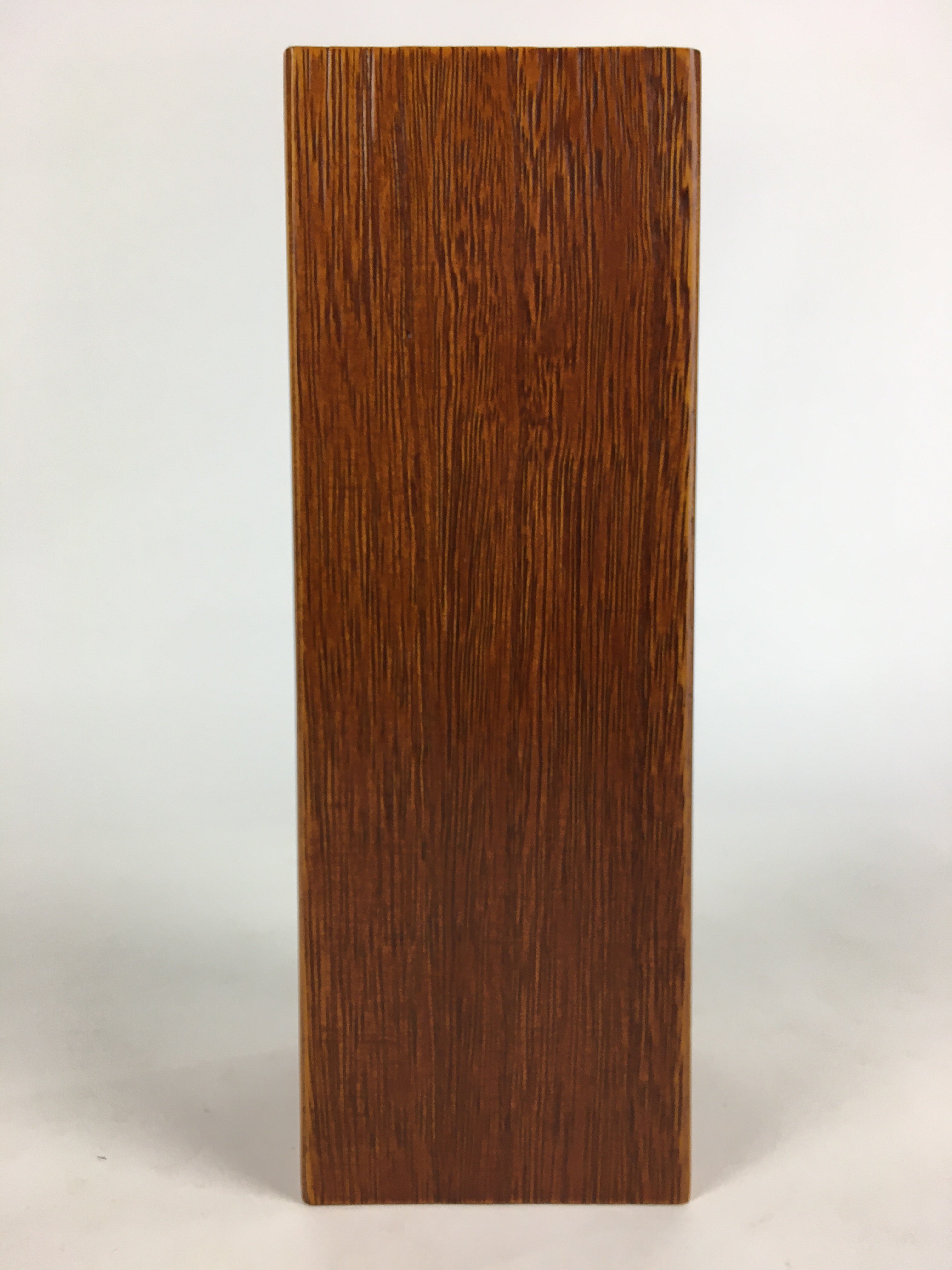 Japanese Lacquered Flower Vase Vtg Wooden Ikebana Kabin Gourd FV996