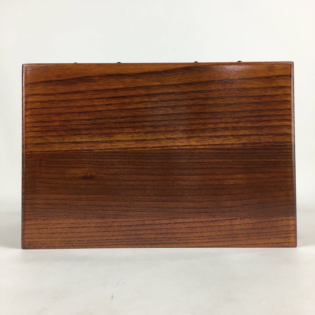 Japanese Lacquered Sewing Box Vtg Haribako Chest Tansu 4Drawers T315