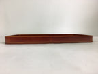 Japanese Lacquered Tray Rectangle Obon Vtg Shunkei-Nuri Nurimono UR683