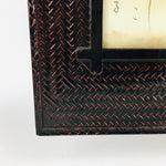 Japanese Lacquered Wall Hanging Art Vtg Framed Display Tanka Japanese Poem FL8