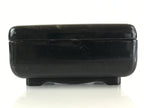 Japanese Lacquered Wooden Lidded Bento Box Vtg Maki-e Jubako UR821