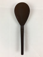 Japanese Lacquered Wooden Rice Container Ohitsu Rice Keeper Scoop Brown UR826