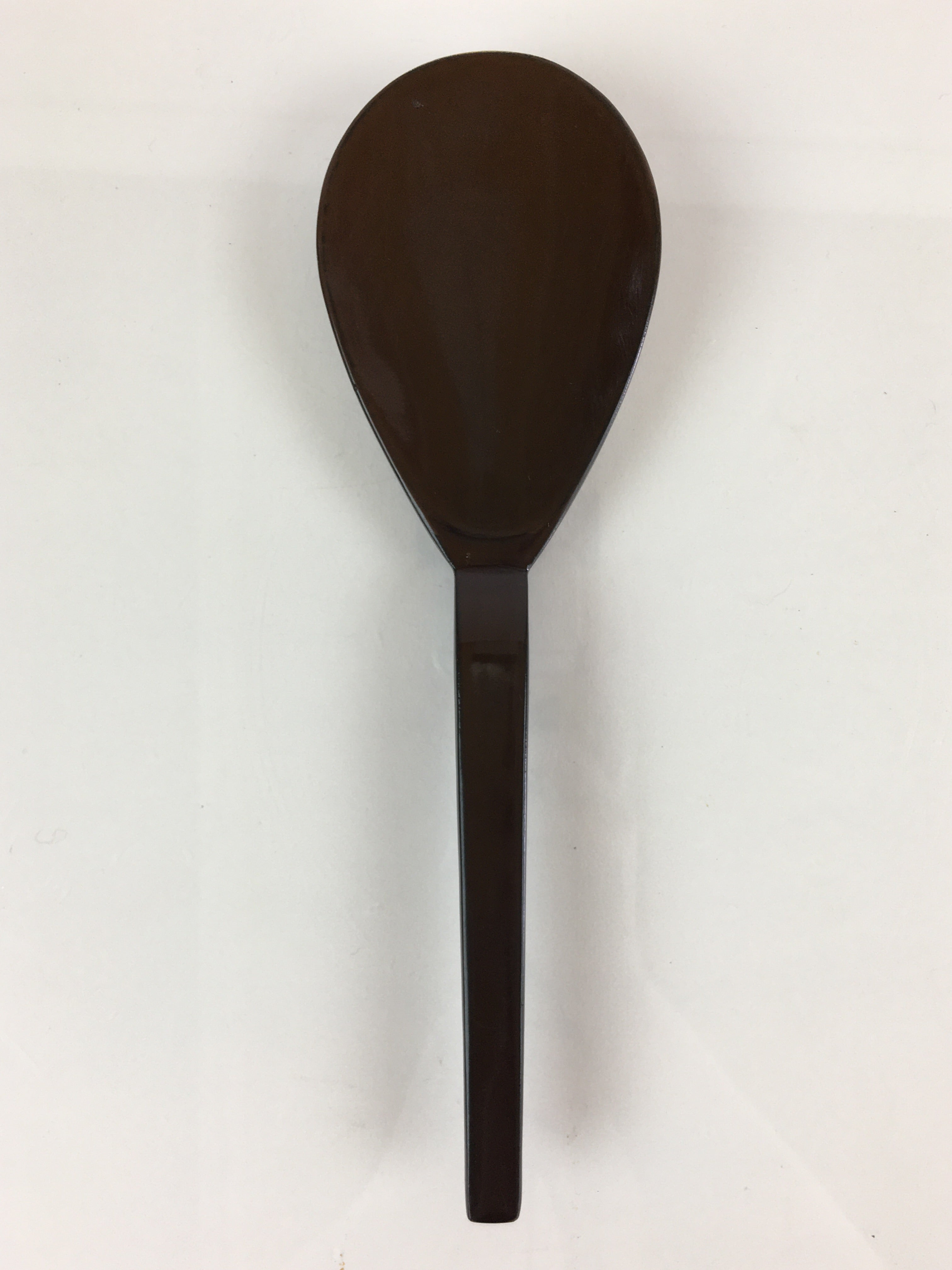 Japanese Lacquered Wooden Rice Container Ohitsu Rice Keeper Scoop Brown UR826
