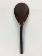 Japanese Lacquered Wooden Rice Container Ohitsu Rice Keeper Scoop Brown UR826