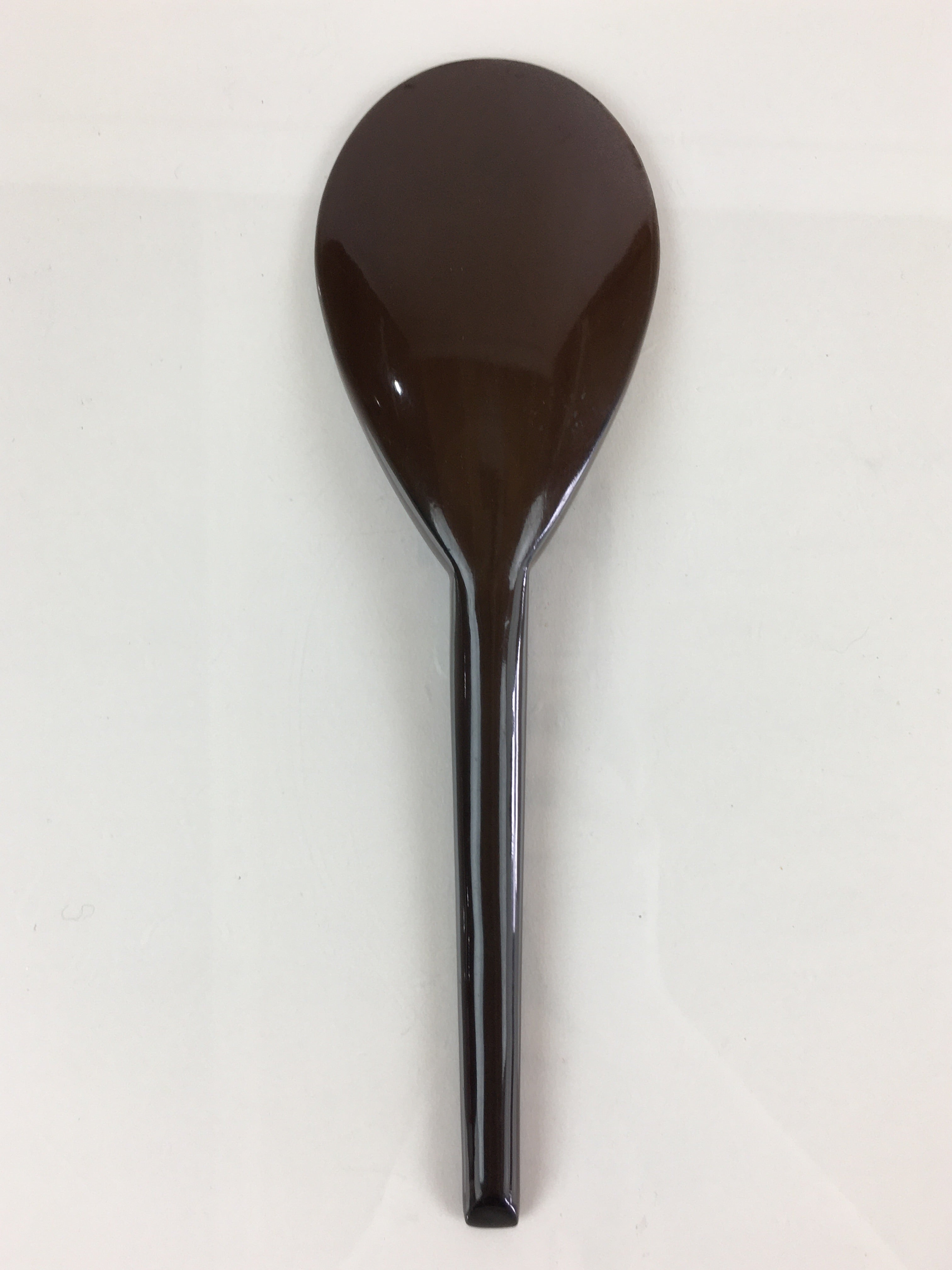 Japanese Lacquered Wooden Rice Container Ohitsu Rice Keeper Scoop Brown UR826