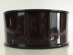 Japanese Lacquered Wooden Rice Container Ohitsu Rice Keeper Scoop Brown UR826