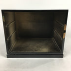 Japanese Lacquered Wooden Sewing Box Vtg Haribako Chest Tansu T303