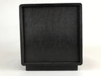 Japanese Lacquered Wooden Sewing Box Vtg Haribako Tansu Carved Bamboo T329