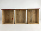 Japanese Lacquered Wooden Sewing Box Vtg Maki-e Haribako Chest Tansu T326