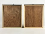 Japanese Lacquered Wooden Sewing Box Vtg Raden Maki-e Haribako Tansu T327