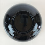 Japanese Lacquerware Bowl Vtg Urushi Black Red Owan Soup Rice QT151