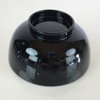 Japanese Lacquerware Bowl Vtg Urushi Black Red Owan Soup Rice QT151