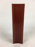 Japanese Lacquerware Flower Vase Vtg Wooden Shunkei-nuri Ikebana Kabin FV975