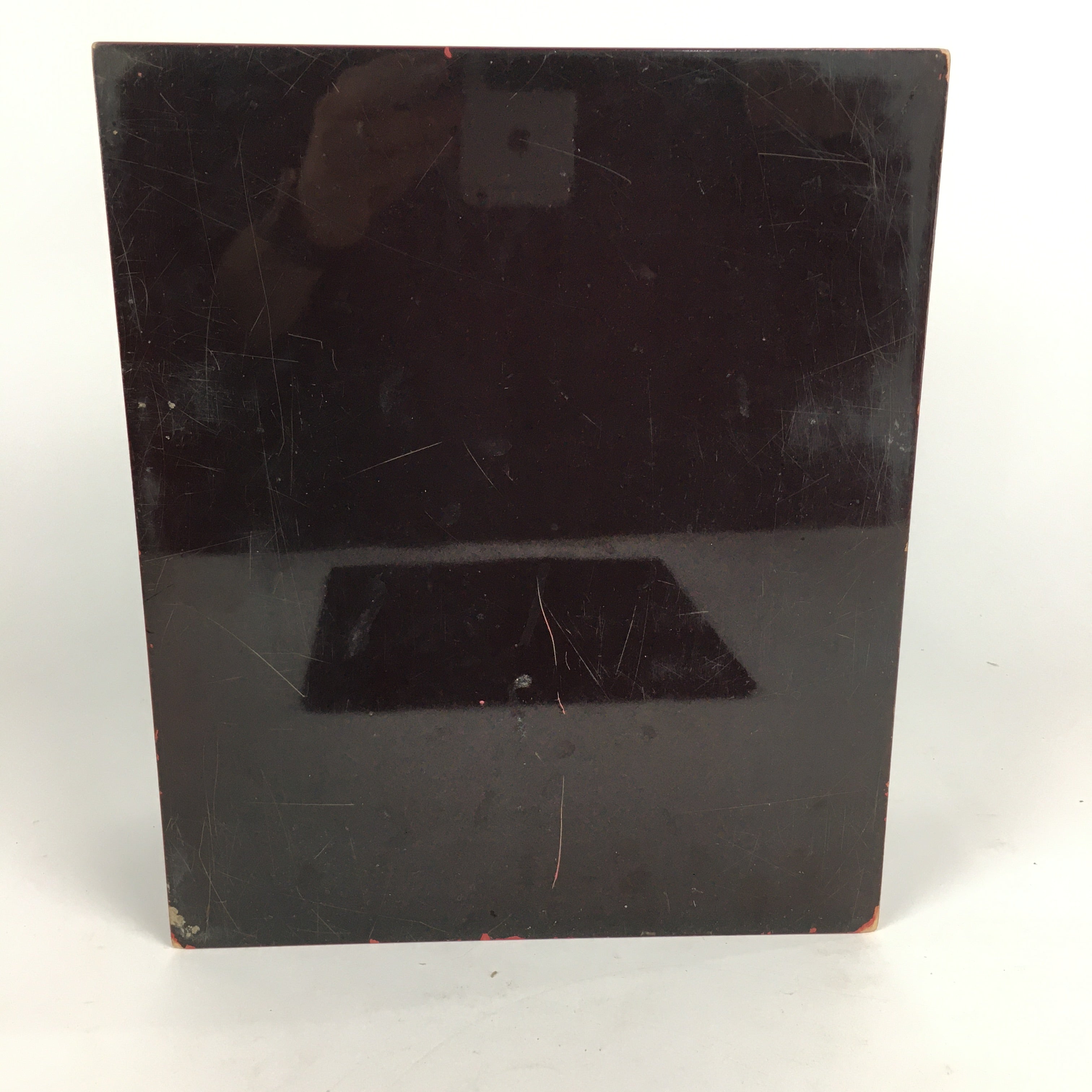 Japanese Lacquerware Lid Box Vtg Wood Fumibako Letter Book Box FB65