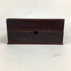 Japanese Lacquerware Lid Box Vtg Wood Fumibako Letter Book Box FB65
