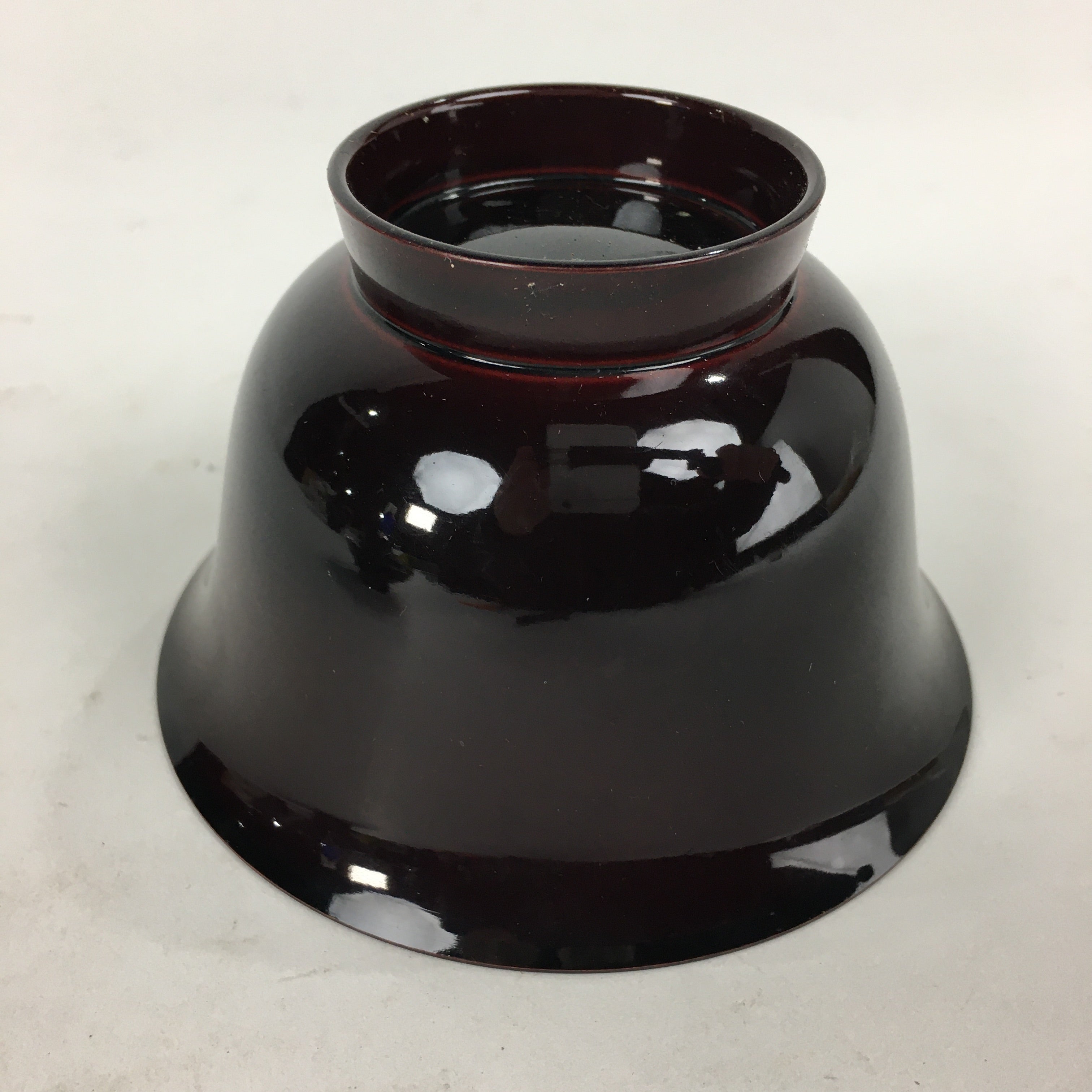 Japanese Lacquerware Lidded Bowl Vtg Echizen-Nuri Owan Soup Bowl UR629