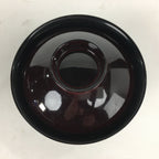 Japanese Lacquerware Lidded Bowl Vtg Echizen-Nuri Owan Soup Bowl UR630