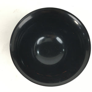 Japanese Lacquerware Lidded Bowl Vtg Echizen-Nuri Owan Soup Bowl UR630