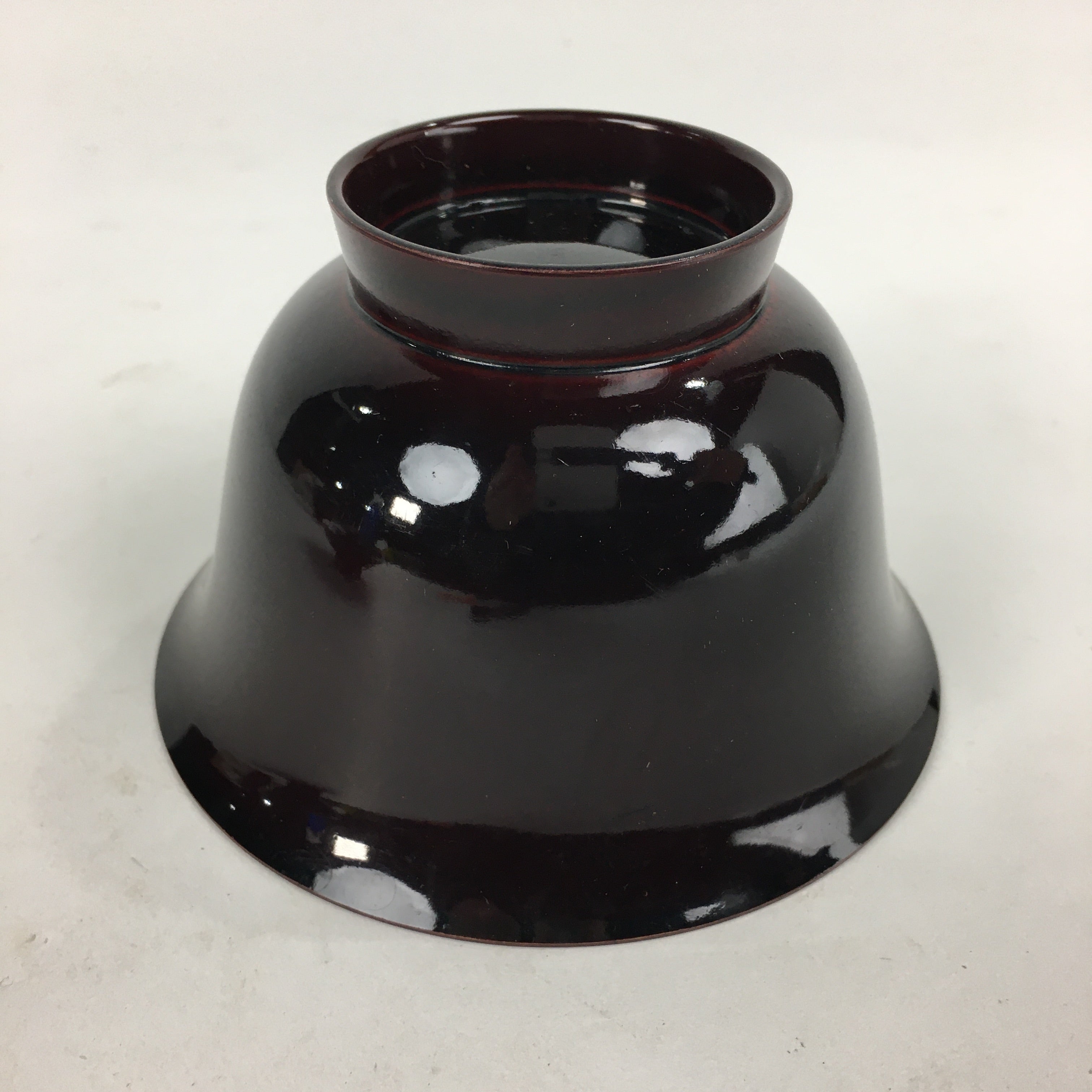 Japanese Lacquerware Lidded Bowl Vtg Echizen-Nuri Owan Soup Bowl UR630