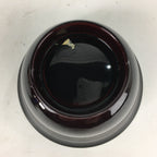 Japanese Lacquerware Lidded Bowl Vtg Echizen-Nuri Owan Soup Bowl UR631