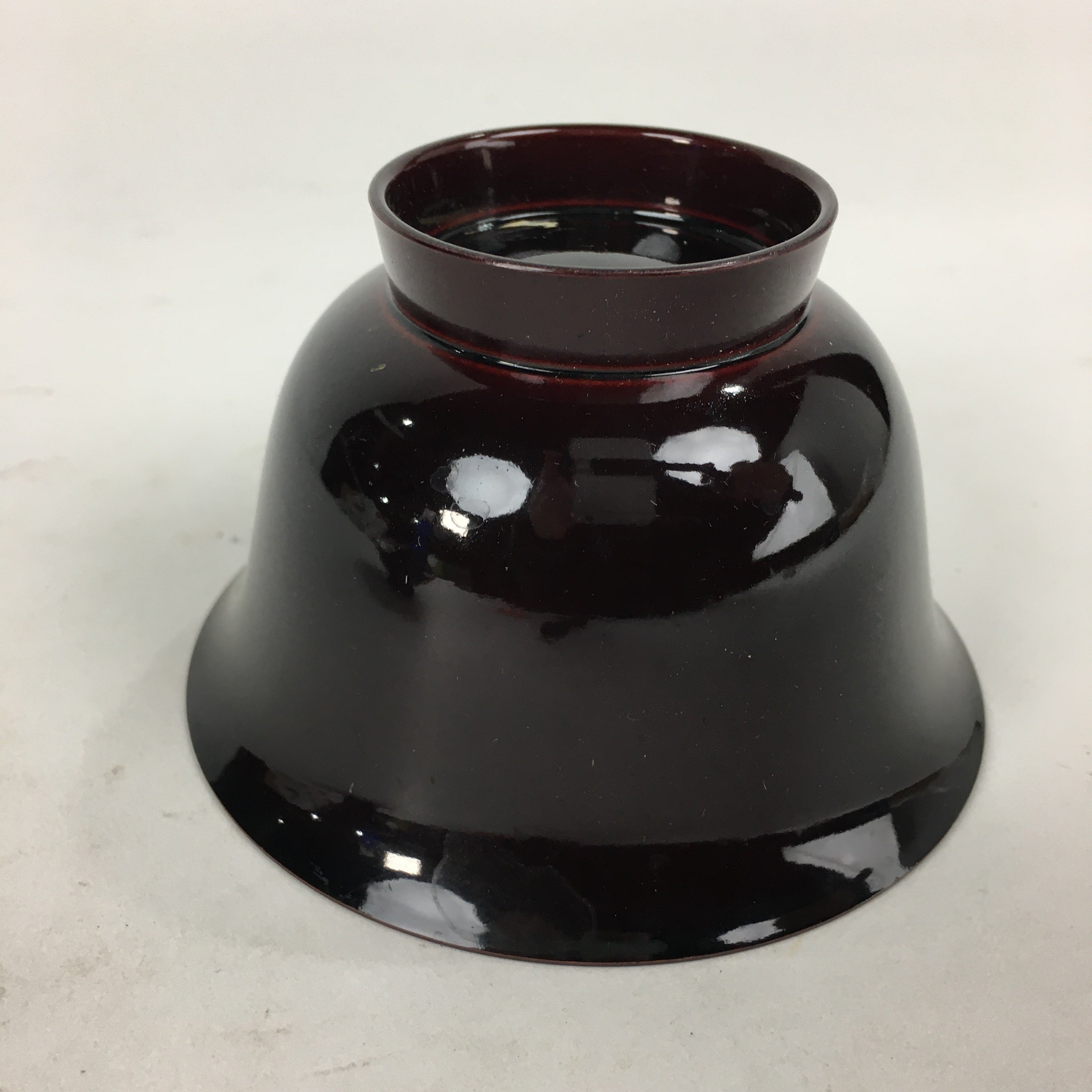 Japanese Lacquerware Lidded Bowl Vtg Echizen-Nuri Owan Soup Bowl UR631