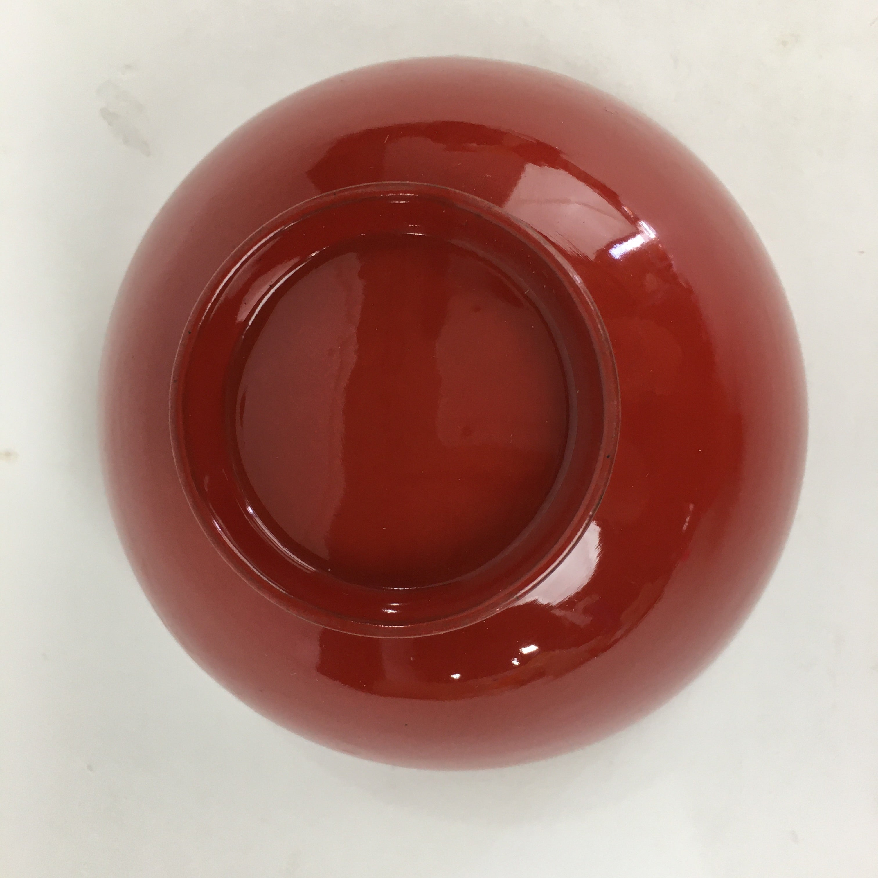 Japanese Lacquerware Lidded Bowl Vtg Maki-e Gold Owan Soup Bowl Red UR649