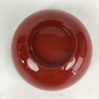 Japanese Lacquerware Lidded Bowl Vtg Maki-e Gold Owan Soup Bowl Red UR650