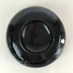 Japanese Lacquerware Lidded Bowl Vtg Urushi Black Owan Soup Rice LB31