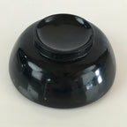 Japanese Lacquerware Lidded Bowl Vtg Urushi Black Owan Soup Rice LB40