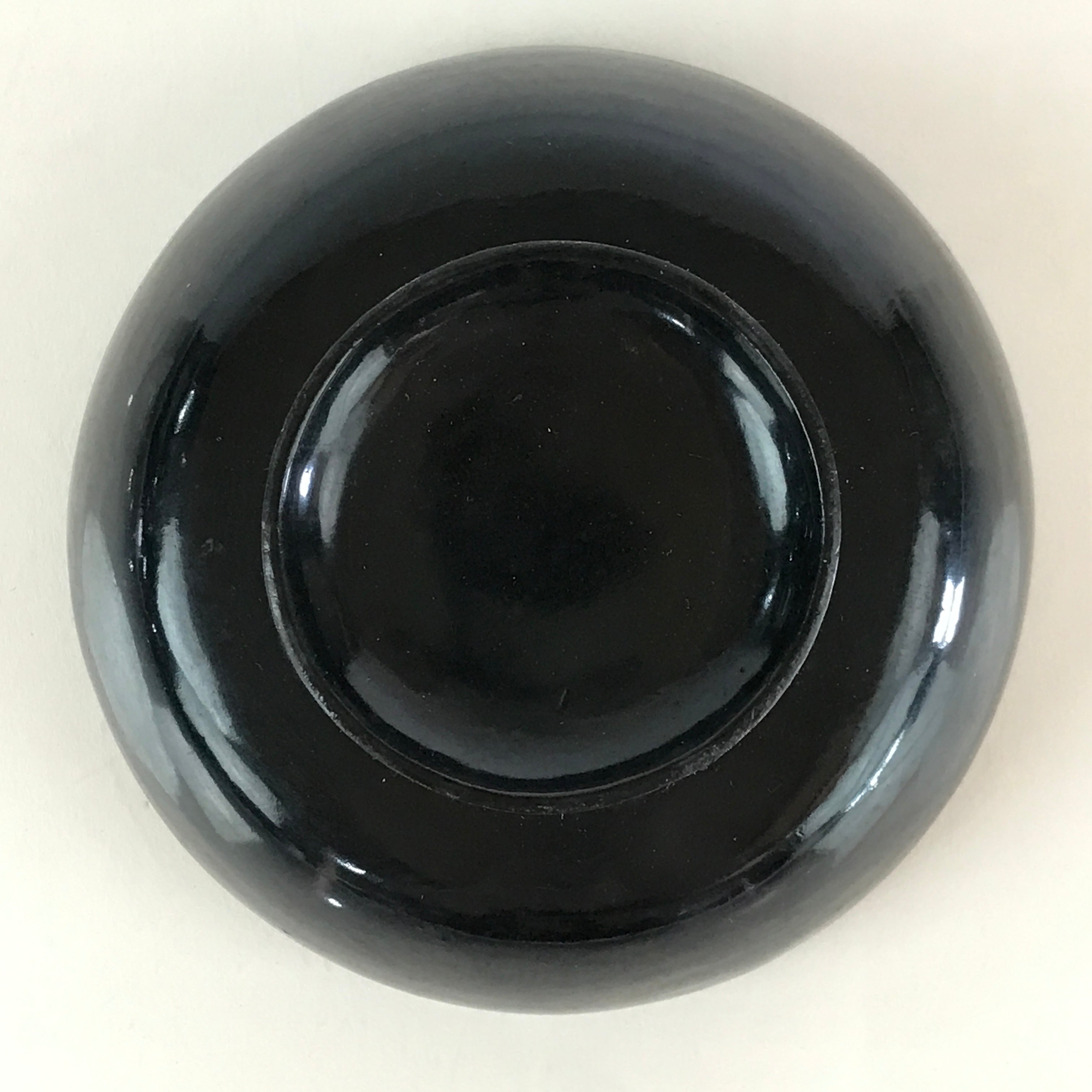 Japanese Lacquerware Lidded Bowl Vtg Urushi Black Owan Soup Rice LB40