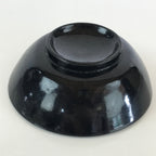 Japanese Lacquerware Lidded Bowl Vtg Urushi Black Owan Soup Rice LB42