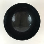 Japanese Lacquerware Lidded Bowl Vtg Urushi Black Owan Soup Rice LB42