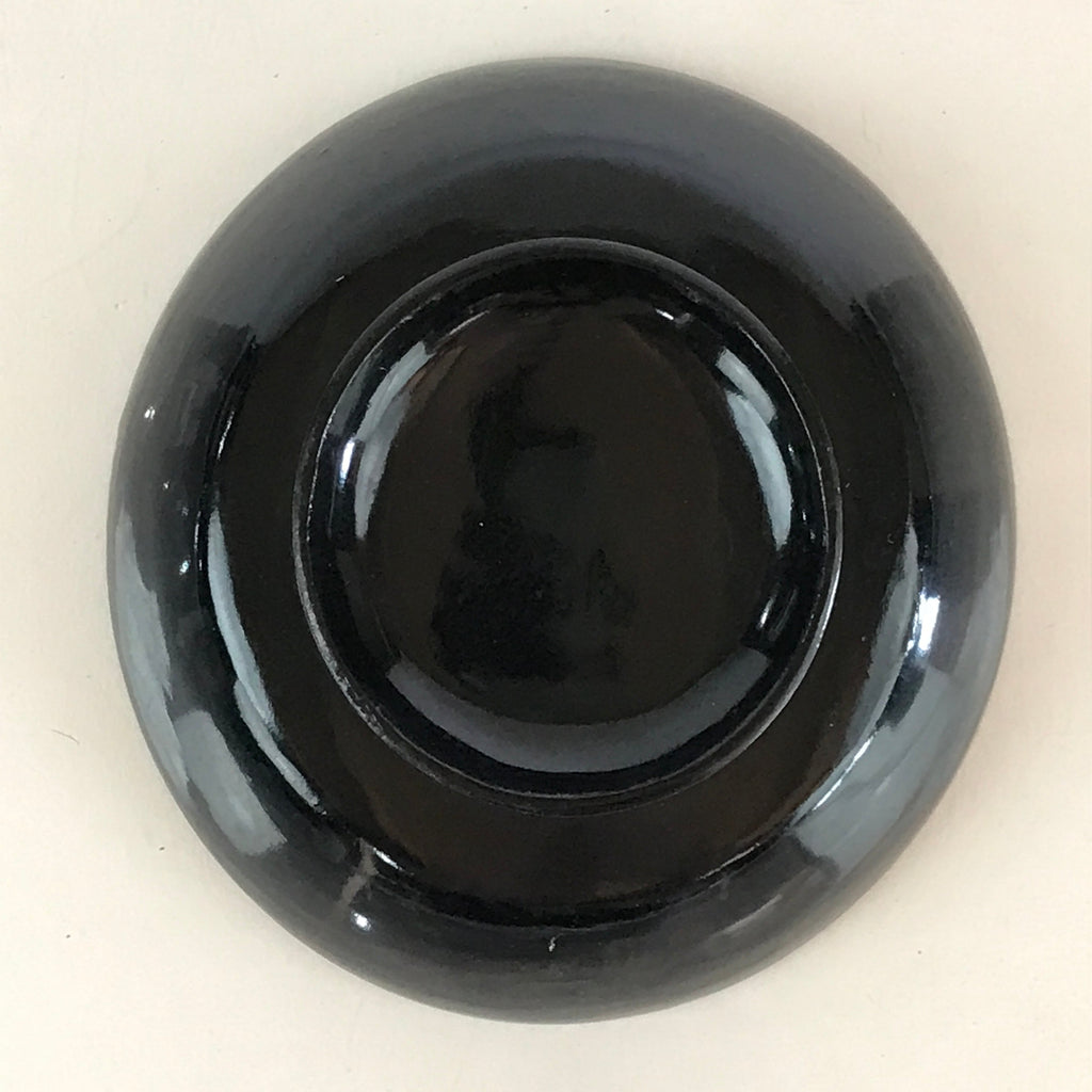 Japanese Lacquerware Lidded Bowl Vtg Urushi Black Owan Soup Rice LB47
