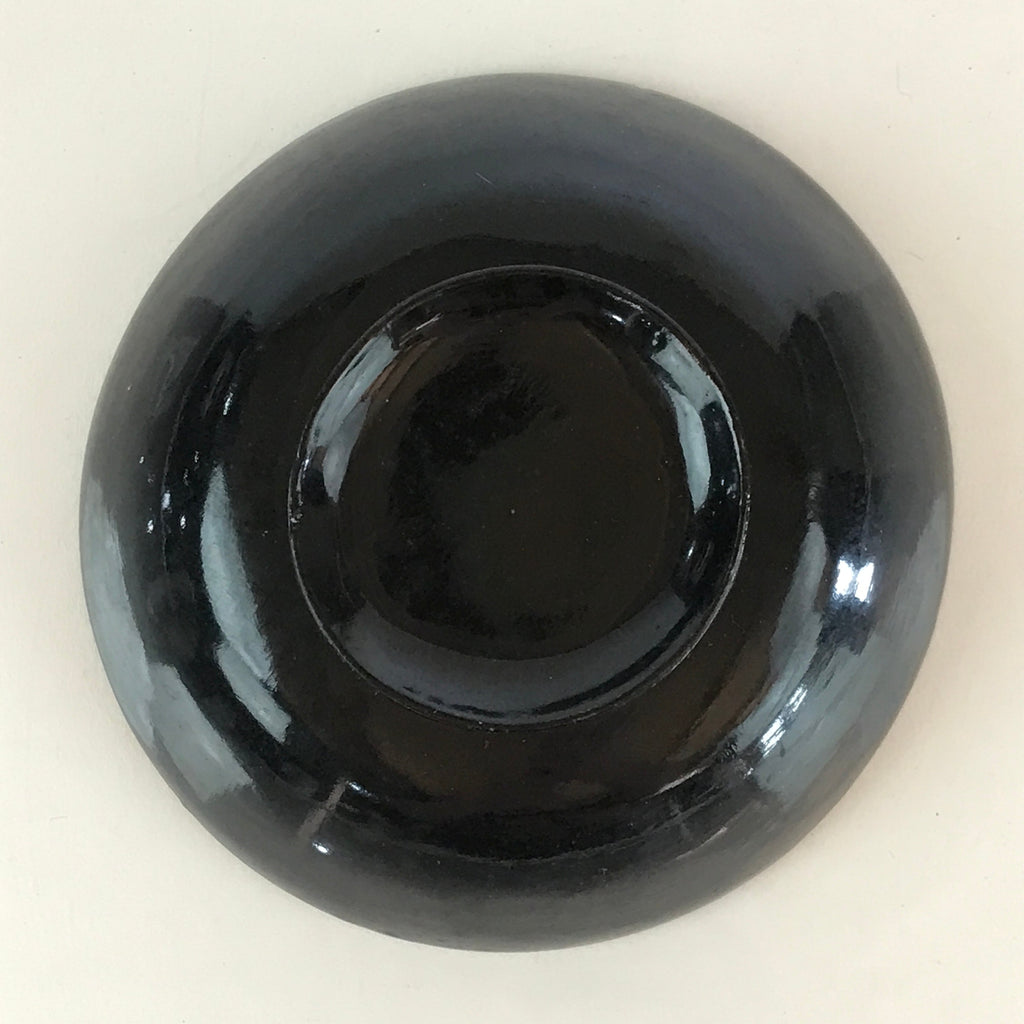 Japanese Lacquerware Lidded Bowl Vtg Urushi Black Owan Soup Rice LB48