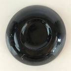 Japanese Lacquerware Lidded Bowl Vtg Urushi Black Owan Soup Rice LB48