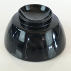 Japanese Lacquerware Lidded Bowl Vtg Urushi Black Owan Soup Rice LB49