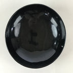 Japanese Lacquerware Lidded Bowl Vtg Urushi Black Owan Soup Rice LB51