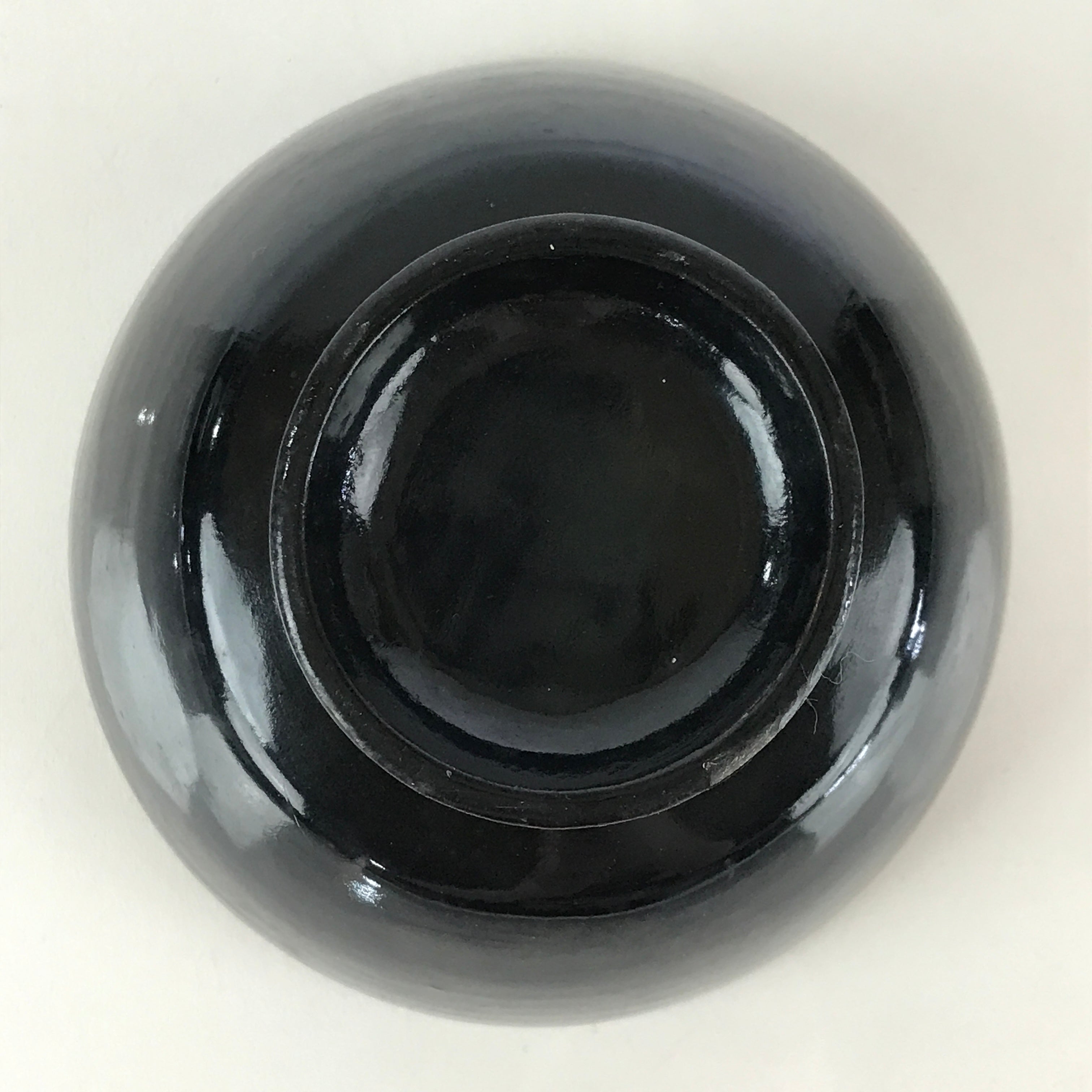Japanese Lacquerware Lidded Bowl Vtg Urushi Black Owan Soup Rice LB51