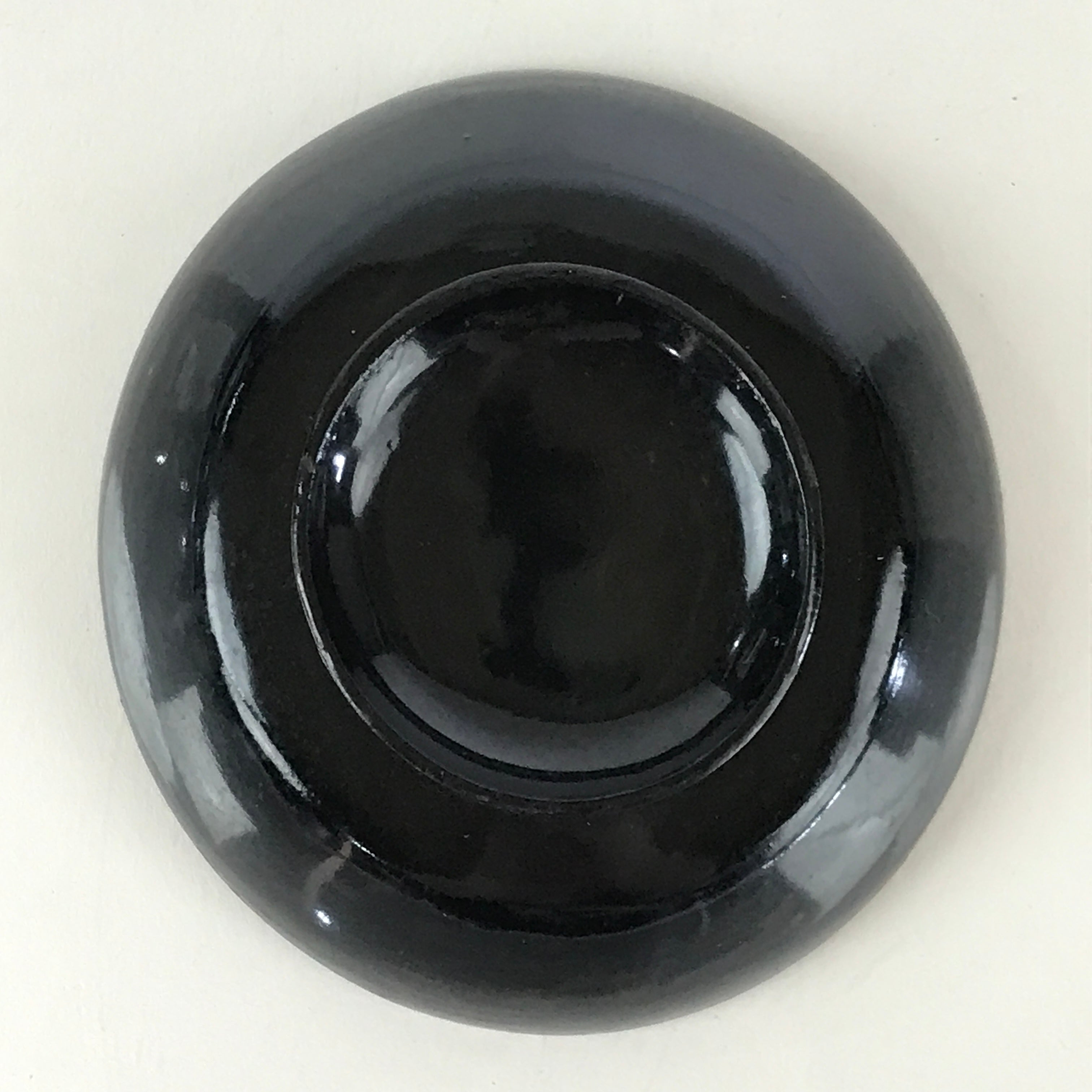 Japanese Lacquerware Lidded Bowl Vtg Urushi Black Owan Soup Rice LB51