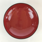 Japanese Lacquerware Lidded Bowl Vtg Urushi Green Red Owan Soup Rice LB19