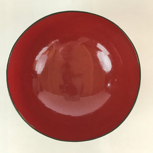 Japanese Lacquerware Lidded Bowl Vtg Urushi Green Red Owan Soup Rice LB22