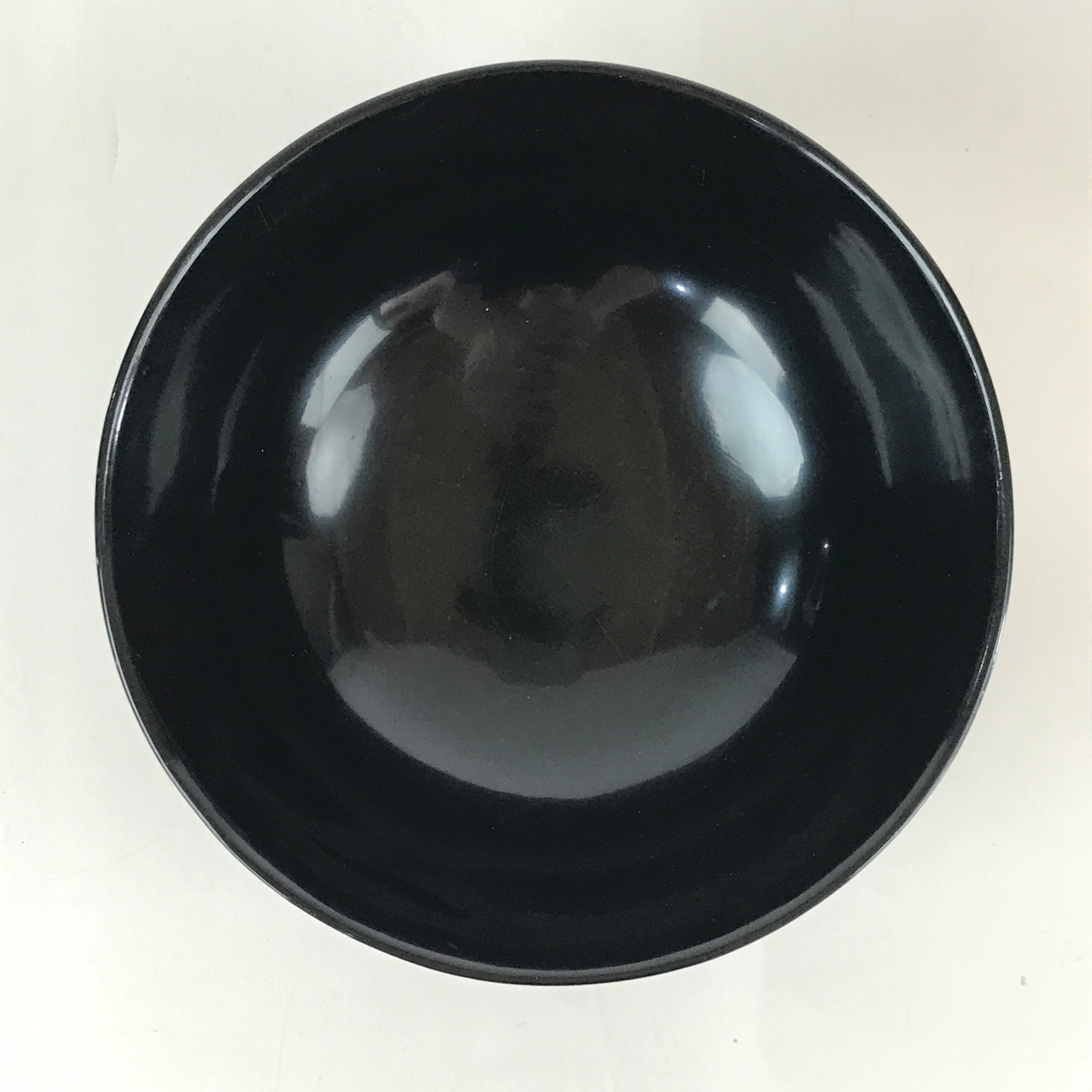 Japanese Lacquerware Lidded Bowl Vtg Urushi Makie Black Owan Soup Rice LB33