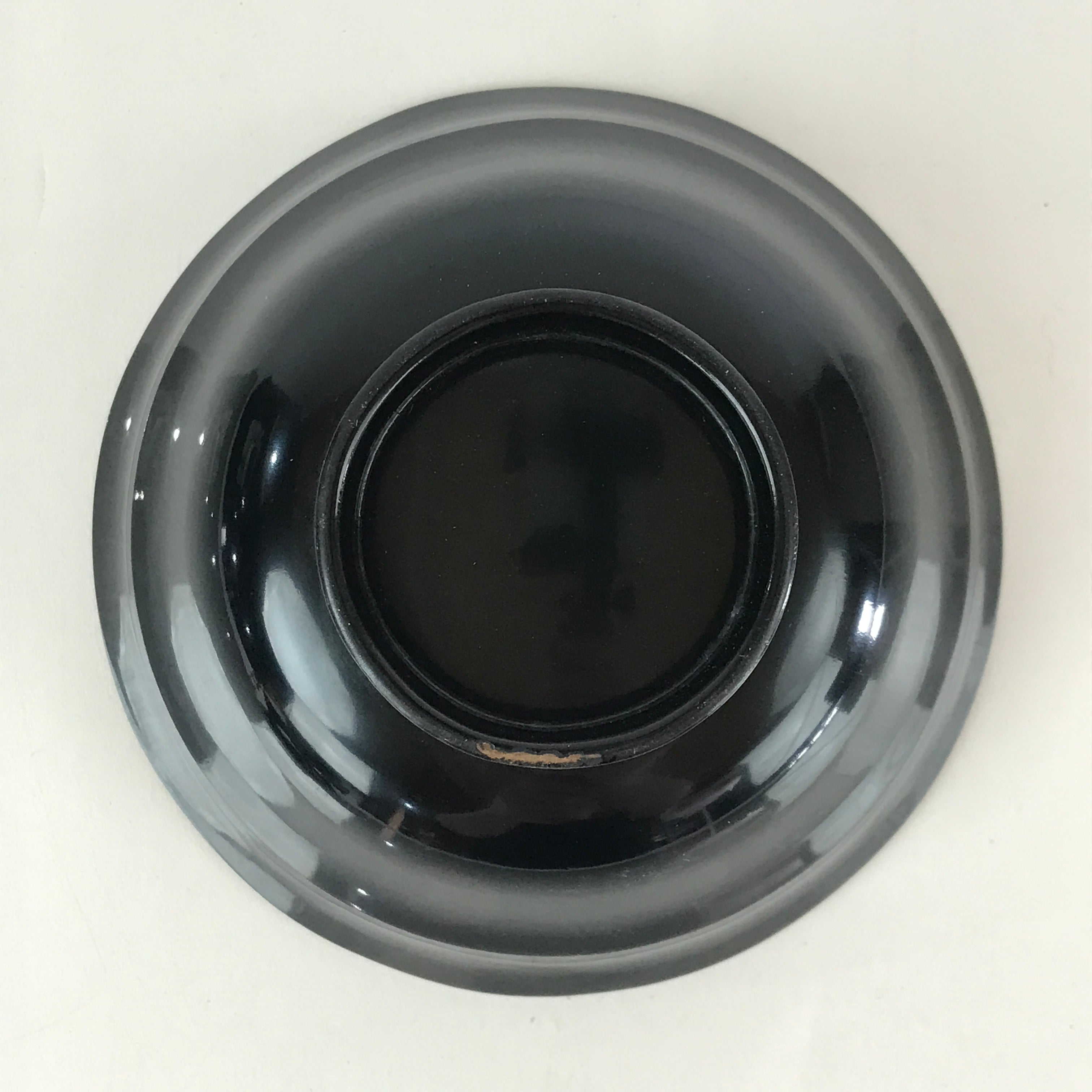 Japanese Lacquerware Lidded Bowl Vtg Urushi Makie Black Owan Soup Rice LB33