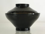 Japanese Lacquerware Lidded Bowl Vtg Urushi Makie Red Black Owan Soup LB1