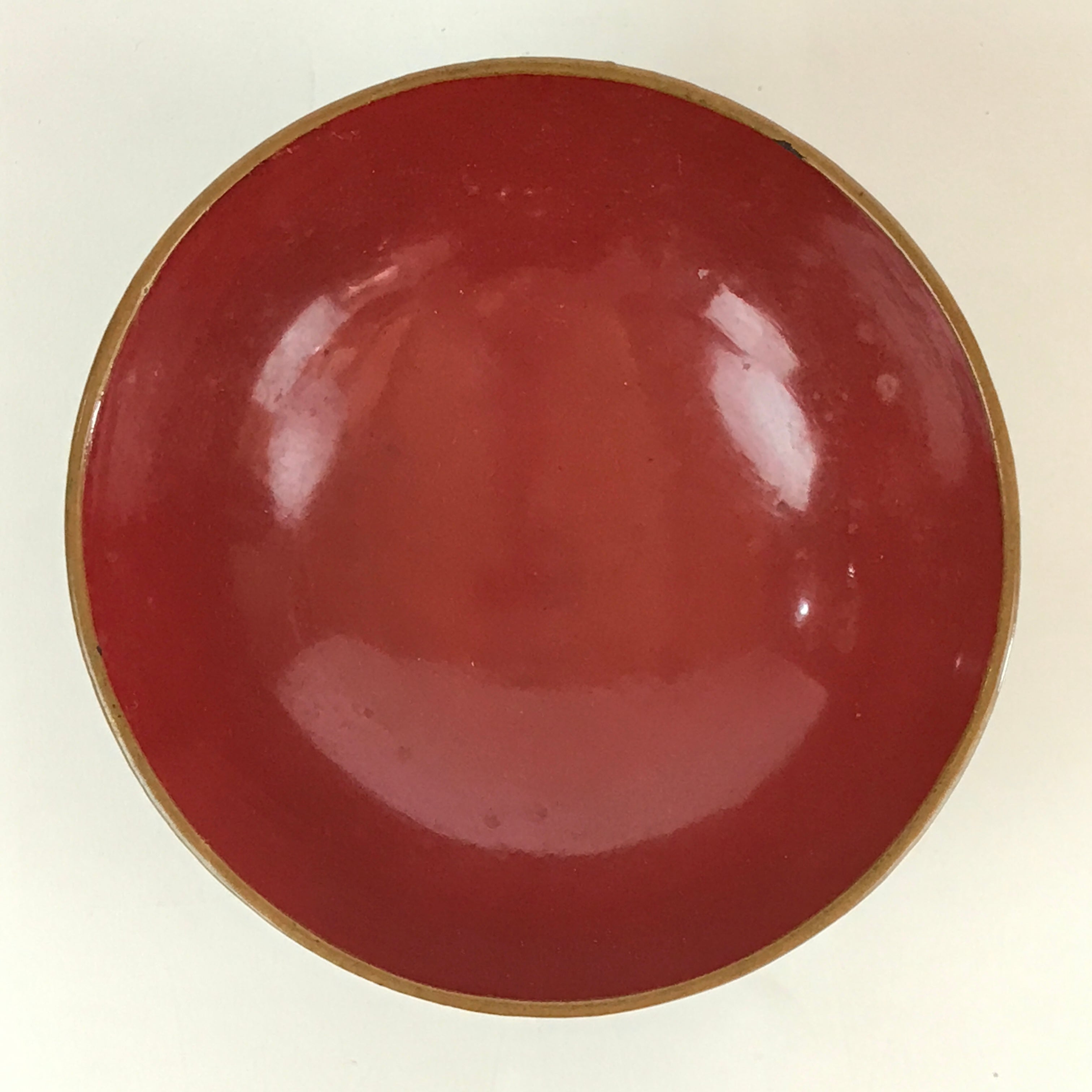 Japanese Lacquerware Lidded Bowl Vtg Urushi Makie Red Black Owan Soup LB10