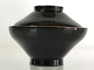 Japanese Lacquerware Lidded Bowl Vtg Urushi Makie Red Black Owan Soup LB11