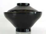 Japanese Lacquerware Lidded Bowl Vtg Urushi Makie Red Black Owan Soup LB2