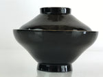 Japanese Lacquerware Lidded Bowl Vtg Urushi Makie Red Black Owan Soup LB3